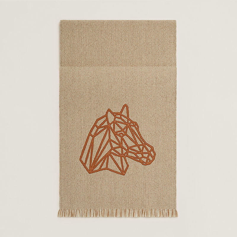 Faubourg of Dreams scarf - Brown | Hermès Canada